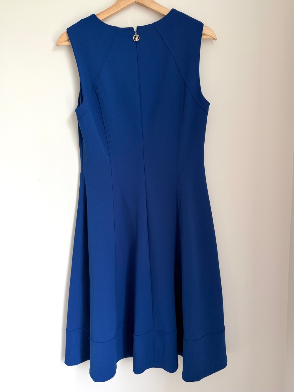 Royal Blue Fit & Flare Dress Size 8 / Tommy Hilfiger - Picture 2 of 3